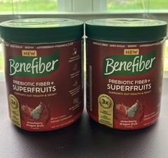 2 pk Benefiber Prebiotic Fiber + Superfruits Strawberry Exp.03/27