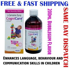 Shield Cognicare L-Carnosine Syrup (200ml) Bubblegum Flavor