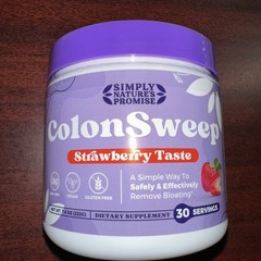 Simply Nature’s Promise Colon Sweep Strawberry Powder 30 Servings