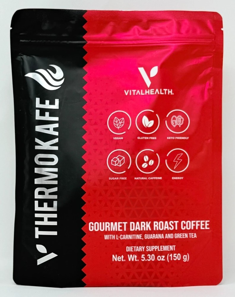 VitalHealth V ThermoKafe Gourmet Dark Roast Coffee – New Vital Health Exp 5/2027