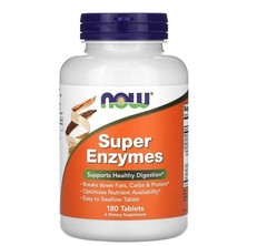 NOW Foods Super Enzymes Tablets – 180 Count