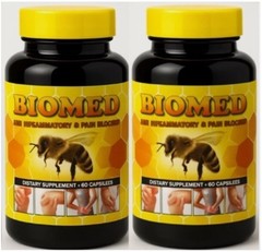 2 Biomed Arthritis Support | Anti-Inflammatory Bee Therapy, Muscle & Joint Pills