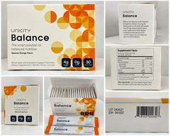 Unicity Balance Natural Orange Flavor Drink Mix 30 Sticks 217.5g New Sealed