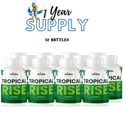 Tropical Rise- Keto & Weight Support – 12 Bottles- 720 Capsules