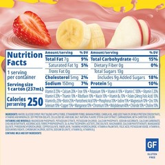 Breakfast Essentials Fruit and Protein Smoothie, Creamy Strawberry Banana
