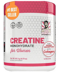 Old School Labs Creatine for Women Collagen BCAA Unflavored EXP 06/27