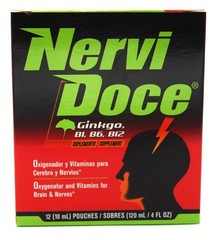 Nervi Doce / B1, B6, B12 Supplement / 12 Pouches (10ml) / 12 Sobres (10ml)