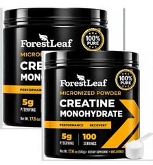 Micronized Creatine Monohydrate Powder Max Muscle Growth & Strength 2-Pack