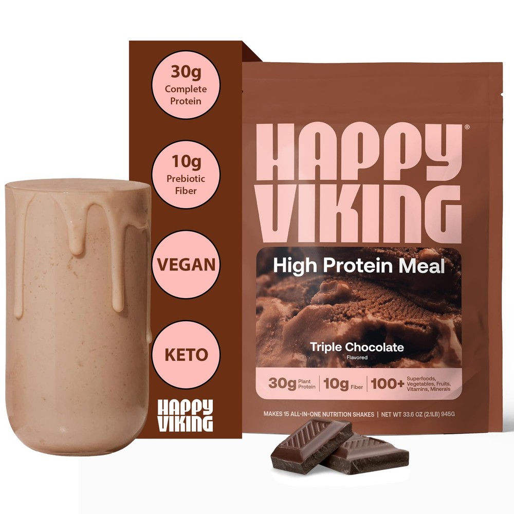 Happy Viking Chocolate Protein + Superfoods Powder, Created by Venus Williams…