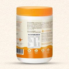 Delicious Orange Psyllium Husk Powder – & Non-GMO Fiber Supplement 100g