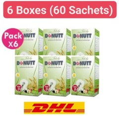 6x DONUTT Total fibely Fiber Weight Control Detox Nourish the skin to shine