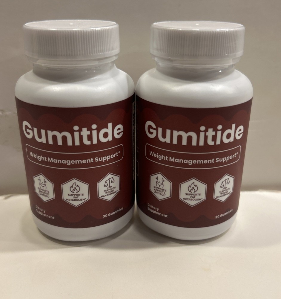 Gumitide ACV Gummies MAX STRENGTH 2.5gram Gummie All natural Supplement (2 pack)