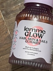 LEMME GLOW Gummies For Hair, Nails Skin EXP 6/2027