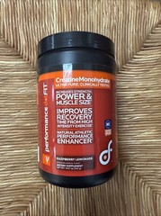 DotFit Creatine Monohydrate Raspberry Lemonade Drink Mix Muscle Size 410g NEW