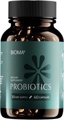 BIOMA Digestive Health Probiotics Gut Support for Men & Women 60 Capsules 3 Pack
