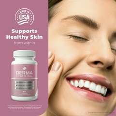 Derma Essential Capsules – Skin Health Support for Daily Glow & Hydration -2Pack