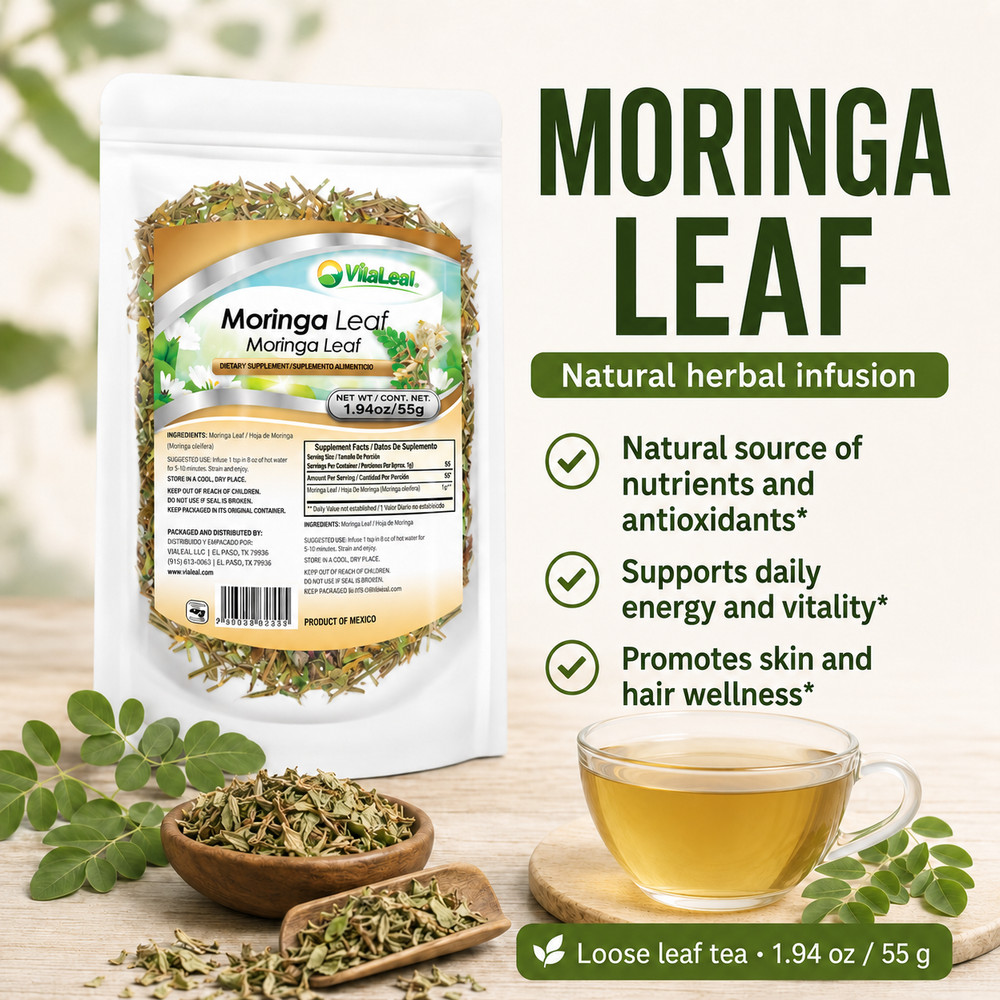 Moringa Leaf Infusion – Antioxidant Vitality Energy Healthy Skin & Hair VITALAEL