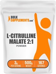 BulkSupplements.com L-Citrulline 1.10 Pound (Pack of 1), Color May Vary
