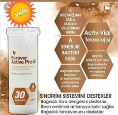 Forever Active Pro-B Probiotics 6-Strains + Zinc Gut Health Kosher 8 Billion CFU