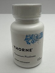 Thorne Chromium Picolinate Supplement 60 capsules exp: 07/2028
