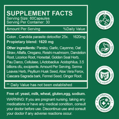 Detox & Cleanse Colon Supplement Gut and Colon Support – Senna Leaf, Probiotics