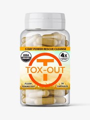 Tox-Out 5 Day Body Cleanse & Herbal Detox Support – 30 Capsules