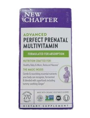 New Chapter Perfect Prenatal Multi-Vitamin Tablets – BIG BOTTLE 270 Count 06/26