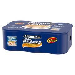 Canned Chicken Vienna Sausages High Protein 7g per Serving 4.6 oz Can Pack of 6