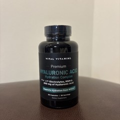 Vital Vitamins Hyaluronic AcidHydration Complex-Beauty & Healthcare 60 Capsules