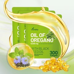 VivoNu Oil of Oregano Including Black Seed Oil, Balanced Oil of Oregano Capsules