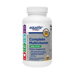 Equate Complete Multivitamin Tablets, Adults 50+, 220 Count..+