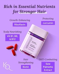 Keranique Hair & Scalp Supplements – Promote Strength and Growth Best for Thin