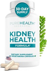 PUREHEALTH RESEARCH Kidney Health Formula – Complete Kidney Cleanse Solution fro