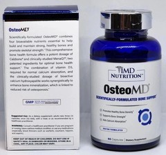 2 Pk 1MD Nutrition OsteoMD Bone Health Support 90 Softgels Exp 12/2027