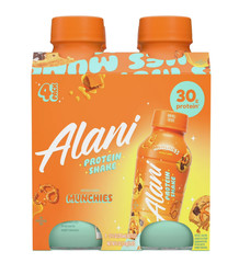 Alani Nu Protein Shake, Munchies, 12 fl oz, 4 Pack, Bottles, 30g Protein, Gluten