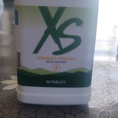 Amway XS Energy + Focus Energy Supplement Tablets for Energy & Focus, 60 Ct