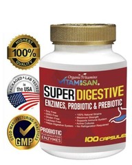 Super Digestive Brook Enhanced-Biotics Probiotic and Prebiotic 100 capsules