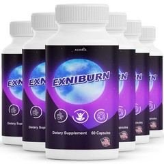 ( 6 Pack ) Exniburn Capsules, Advanced Fat Burner & Weight Loss Supplement