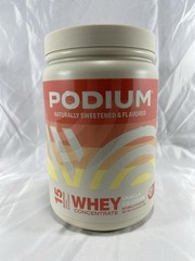 Podium Nutrition Whey Protein – Vanilla Ice Cream – 16.72oz EXP DATE: 01/2026