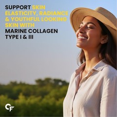 Carbamide Forte Marine Collagen Mango 200g Skin Hair Glow