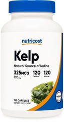 Nutricost Kelp Capsules, 325mcg of Iodine, 120 Capsules
