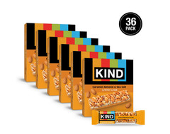 KIND Caramel Almond & Sea Salt Gluten Free Snack Bars 6 Pack 6 Count