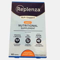 Replenza GLP-1 Daily Nutritional Supplement 60 Tablets Exp 09/26 Factory Sealed