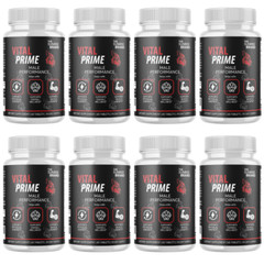 Vital Prime – Men Enhancement, Maximize Energy, Vitality & Stamina – 8 Bottles