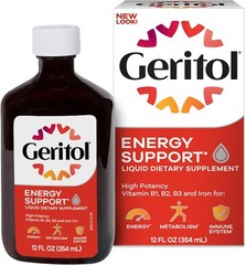 3 Pack Geritol Liquid B-Vitamins & Iron Supplement 3×12 oz Fast ShippinG