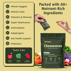 Daily SuperGreen Gummies, Digestive Health, 20+ Vitamins & Minerals – 28 sachet