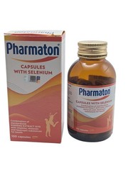 Pharmaton 100 Tablets | Energy Booster Ginseng + Selenium | Original Sealed