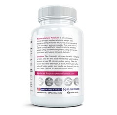 Raspberry Ketone Platinum Clinical Strength Fat Burning Supplement for Keto Diet