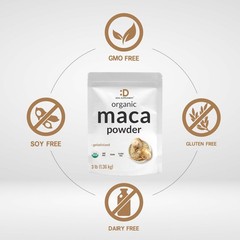 Organic Peruvian Maca Root Powder, 3lbs – Easily 48 Ounce (Pack of 1)