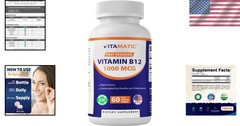 1000 mcg Fast Dissolve Vitamin B12 – , Gluten Free, No Preservatives